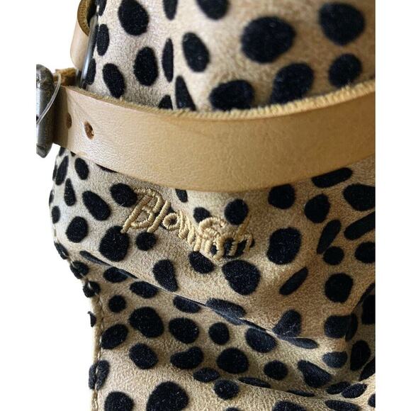 Blowfish Malibu Burnside Flat Sandals Women Size 8.5 Open Toe Animal Print Shoes - Picture 9 of 11